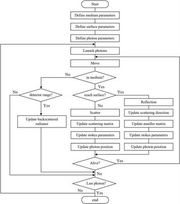 Polarimetric Imaging in the Environment Containing Medium and Object